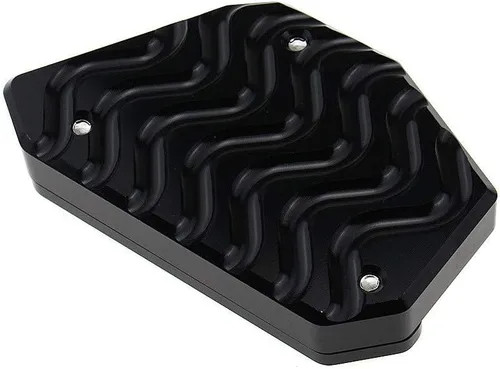 Vista 3 de Soporte de pie para motocicleta, ampliador lateral, soporte de extensión compatible con Suzuki V-Strom 650 DL650 2012-2021 (negro)