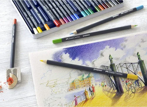 Vista 4 de Faber-Castell Creative Studio Goldfaber - Lápices de color (36 unidades)