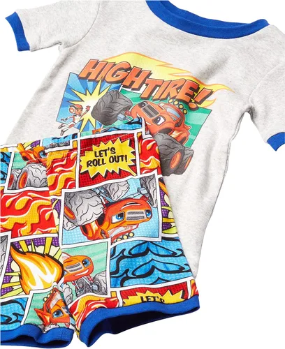Vista 2 de Blaze and the Monster Machines Conjunto de pijama de 2 piezas para niños pequeños