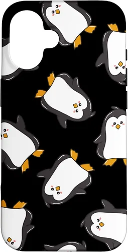 Vista 31 de Carcasa para iPhone 11, diseño de pingüinos