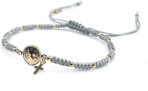 Vista 20 de St Benedict Medal Adjustable Red String Pulsera San Benito