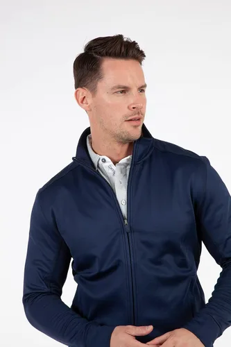 Vista 5 de Bobby Jones Ropa de golf - Chaqueta Performance RTJ Interlock con cremallera completa para hombre