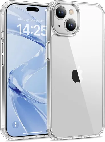 Vista 18 de USLAI Funda para iPhone 11, antiamarilleo, transparente