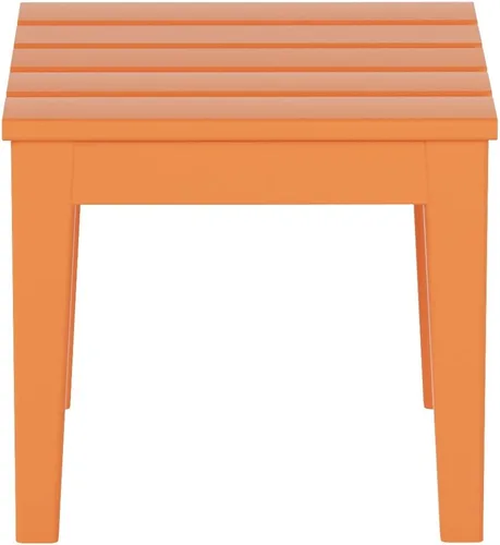 Vista 11 de WestinTrends Malibu - Mesa auxiliar cuadrada para exterior para silla Adirondack, teca