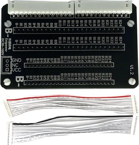 Vista 3 de Ecualizador activo 4A 1mv Precision 8S 10S 14S 16S 20S 22S 24S 24V 48V Li-on Lifepo4 LTO batería de litio condensador balanceador con adaptador