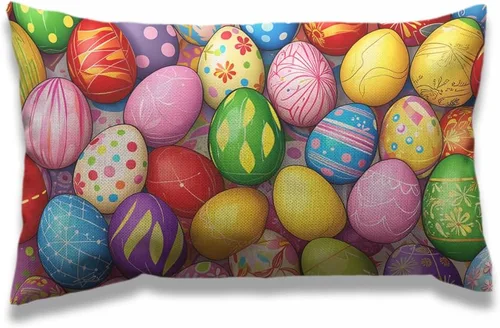 Vista 20 de AOYEGO - Funda de almohada decorativa para sofá y cama con diseño de perezoso navideño, suéter rojo, rama de árbol, fundas de almohada rectangulares