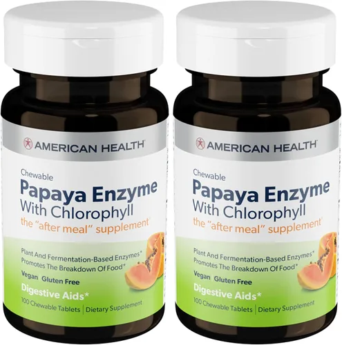Vista 8 de Enzima de papaya masticable con clorofila 100 Chwbls