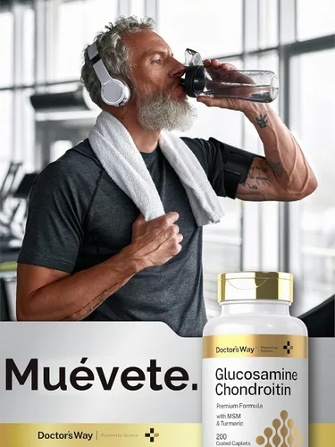Vista 6 de Doctor's Way Glucosamina Condroitina MSM Cúrcuma 200 comprimidos