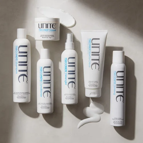 Vista 5 de UNITE Hair 7SECONDS - Acondicionador diario hidratante, reparador y protector con manteca de karité y aceite con infusión de argán, 8 onzas líquidas
