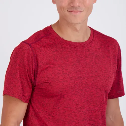 Vista 4 de Paquete de 5unidades camiseta deportiva Dry-Fit para hombre que disipa la humedad, de cuello redondo