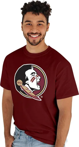 Vista 52 de Blue 84 Camiseta NCAA para hombre, icono de color del