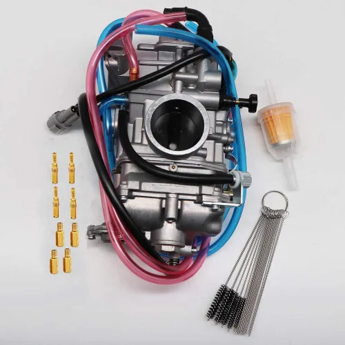 Vista 2 de Carburador KIPA para YAMAHA WR400F 1998-2000 WR426F 2001-2002 WR450F 2003-2011 YZ400F 1998-1999 YZ426F 2001-2002 YZ450F 2003-2009 Lado plano FCR40