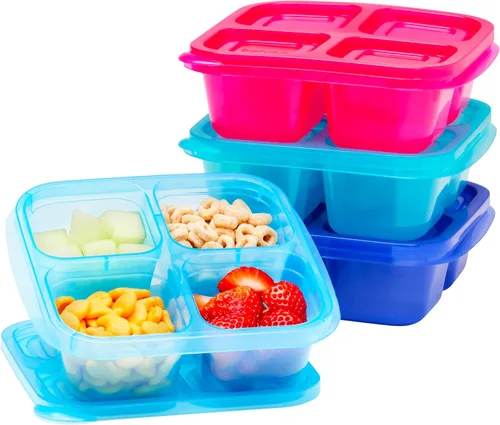 Vista 13 de EasyLunchboxes ELB4 - Caja para aperitivos (4 compartimentos)