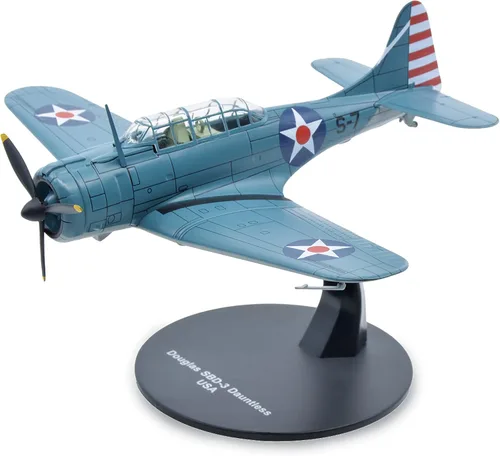 Vista 2 de Collections Etc Escala coleccionable de fundición a presión modelo Douglas Dauntless US Warbird