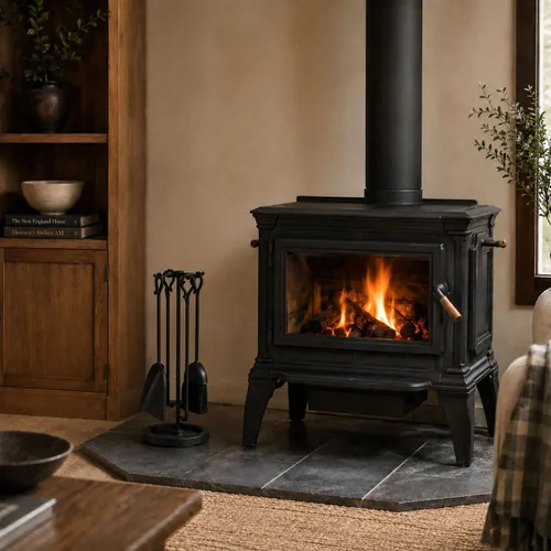 Vista 2 de Pilgrim Home and Hearth 18019 - Juego de herramientas compactas para chimenea, 18 pulgadas de alto/13 libras, negro mate