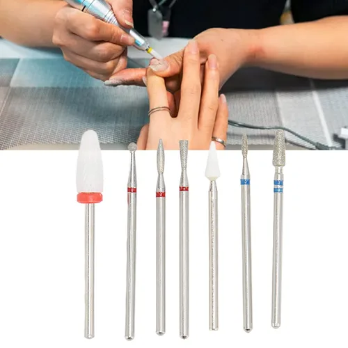 Vista 5 de Brocas de carburo de tungsteno para uñas, cabeza de molienda de uñas, brocas de carburo de tungsteno para uñas, brocas de carburo de tungsteno