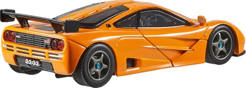Vista 2 de Hot Wheels Vehículo McLaren F1 GTR 1995 a escala 1:43 prémium Réplica con licencia oficial a escala 1:64 para coleccionistas adultos, neumáticos