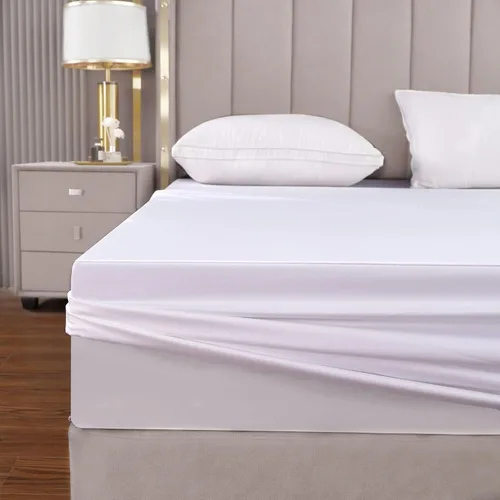 Vista 14 de THE COTTON & SILK® Sábana bajera ajustable 100% de algodón de fibra larga de lujo, calidad de hotel de 5 estrellas, suave, transpirable y duradera