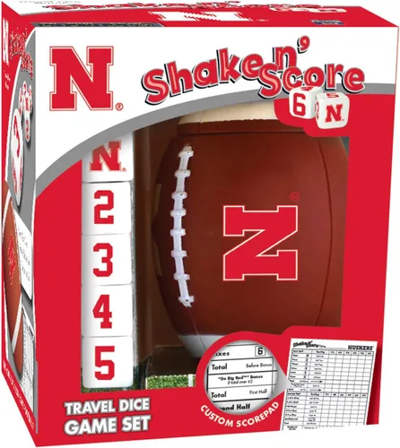 Vista 4 de Masterpieces Juego de dados Texas A&M Aggies Shake N' Score - Juego de viaje coleccionable - A partir de 12 años