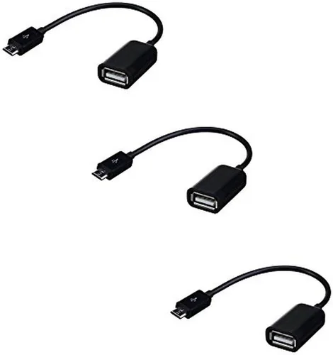 Vista 2 de C&E CNE28224 USB 2.0 A hembra a micro B macho Cable adaptador Micro USB modo host OTG Cable