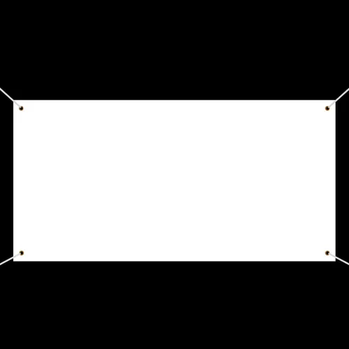 Vista 11 de Zonon Pancartas grandes en blanco y letreros de tela Oxford de poliéster para decorar con cuerda colgante para pared interior y exterior, carteles