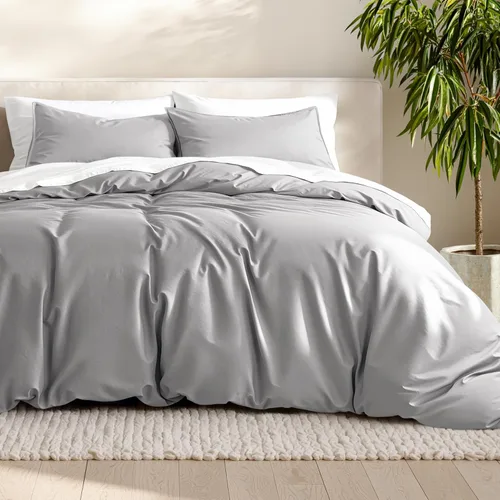 Vista 22 de Bare Home - Funda de edredón de ropa de cama extra larga - Colección premium de 1800 hilos súper suave - Funda de edredón ligera y fresca - Ropa