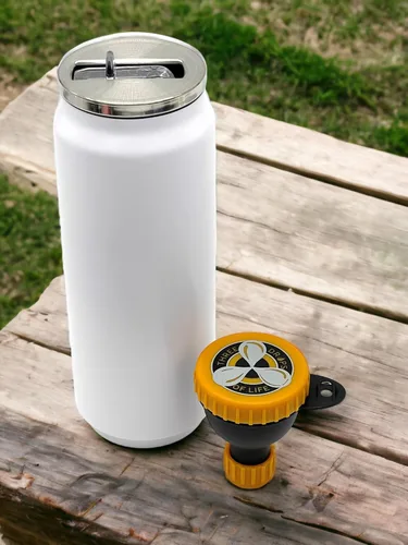 Vista 4 de Embudos de proteína On The Go, embudos de suplemento para entrenamientos previos y posteriores, embudo de proteína pequeño (1, 2.4 fl oz)