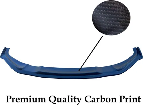 Vista 2 de Alerón de parachoques delantero de alto rendimiento (impresión de carbono) compatible con BMW G30 G31 serie 5 17-19