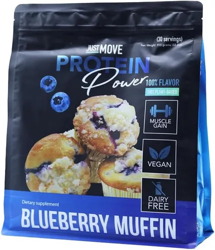 Vista 12 de Just Move Protien - Proteína de Pudín de Plátano - Vegana (a Base de Plantas), Orgánica, Sin Lácteos, Sin Soja, Sin Gluten, Keto, Sin Maní, 20g