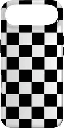 Vista 27 de Checked Chessboard Black Case for iPhone 17