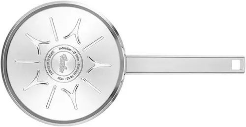 Vista 4 de Fissler Original-Profi Collection - Sartén de acero inoxidable de 1.5 cuartos de galón con tapa de metal