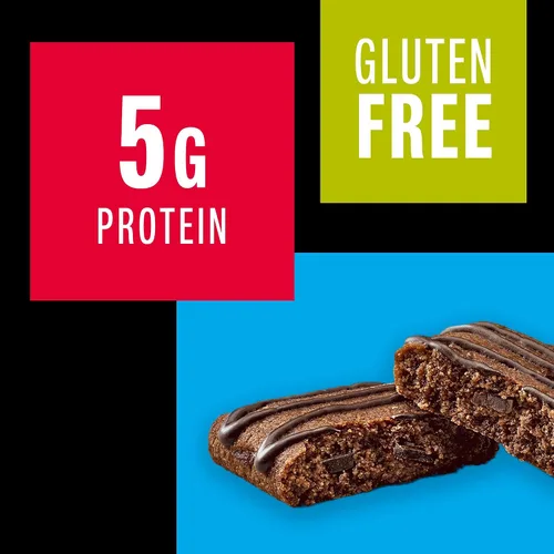 Vista 4 de KIND Cuadrados horneados suaves, brownie de harina de almendras y chocolate, sin gluten, barras de aperitivos saludables, 0.18 onzas de proteína, 6