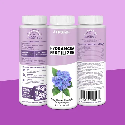 Vista 8 de Fertilizante de hortensias: alimento líquido para plantas para flores más grandes, color rico de flores y desarrollo de raíces más fuerte, 8 onzas