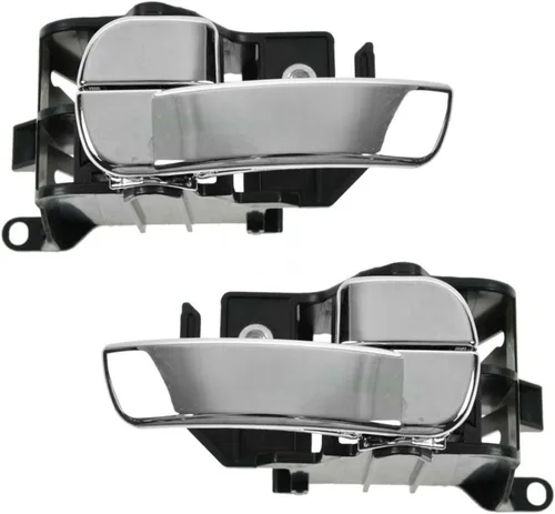 Vista 43 de TRQ Juego de 2 manijas de puerta interior trasera cromada y cachemira para Chevy GMC