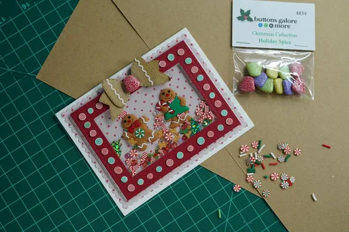 Vista 7 de Buttons Galore Sprinkletz - Piezas de arcilla polimérica para bricolaje Slime Adornos, 1.500 onzas, 1500 piezas, Navidad (Merry & Bright)