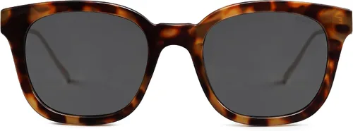 Vista 2 de SOJOS Lentes de sol polarizados cuadrados clásicos para mujeres y hombres, retro, modernos, protección ultravioleta UV400 SJ2050