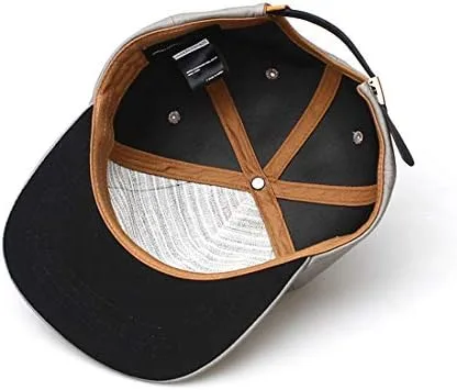 Vista 3 de UNDERCONTROL Gorra de camionero ajustable de ala plana con correa trasera para gorra unisex