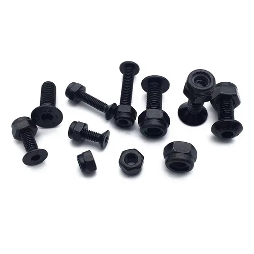 Vista 4 de 600 piezas de surtido métrico de pernos M2.5 M3 M4 de acero de aleación hexagonal de botón y cabeza plana, tornillos de máquina y tuercas