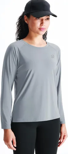 Vista 6 de NELEUS Camisetas de entrenamiento atlético de manga larga para mujer