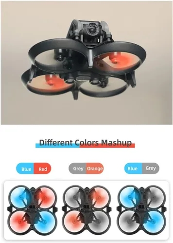 Vista 8 de 4 hélices Avata Drone 2925S de liberación rápida compatibles con DJI Avata Quadcopter Azul