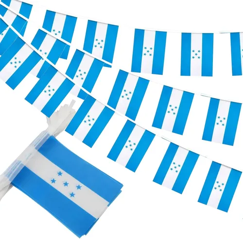 Vista 35 de Banderas de cuerda de 100 países, banderines internacionales, banderas del mundo para bares olímpicos, clubes deportivos, decoraciones escolares