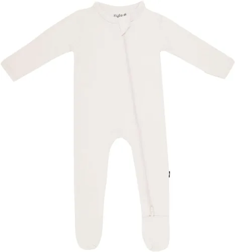 Vista 57 de KYTE BABY Pies unisex con cierre de cremallera, rayón hecho de bambú, 0-24 meses