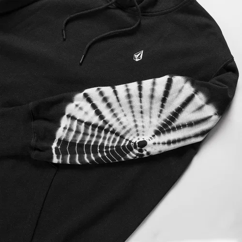 Vista 4 de Volcom Sudadera Costus Pollover Baselayer con capucha de forro polar para mujer