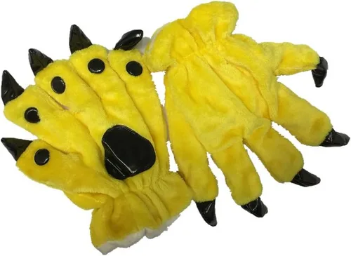 Vista 5 de Guantes de invierno unisex con garra de pata para disfraz de Halloween