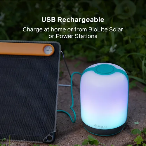 Vista 12 de BioLite Alpenglow Linterna USB multicolor con batería recargable y puerto de carga, AlpenGlow 500