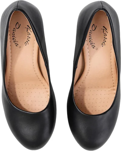 Vista 5 de Zapatos de tacón de vestir Fermin para mujer con plataforma de aguja y tacón redondo