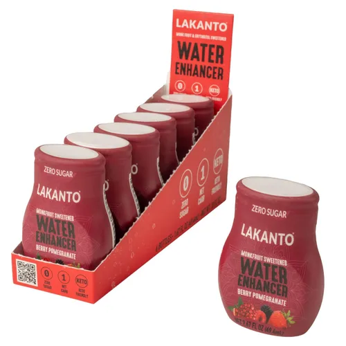 Vista 17 de Lakanto Potenciador de agua sin azúcar, endulzado con edulcorante de fruta de monje y eritritol, hidratación líquida H2O para llevar, cero azúcar