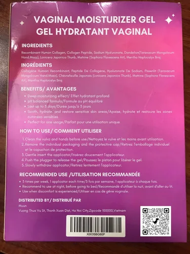 Vista 9 de Muun Hidratante vaginal – Paquete de 12 hidratación íntima inmediata – Alivio de molestias con picazón quemador de sequedad con ácido hialurónico