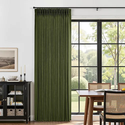 Vista 70 de Cortinas de lino plisadas