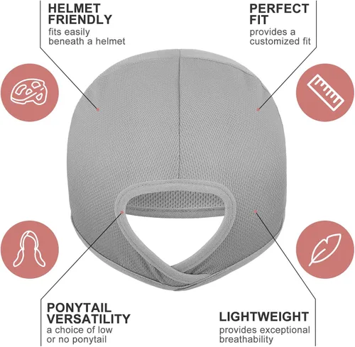 Vista 2 de Syhood - Gorro para mujer, diseño de calavera